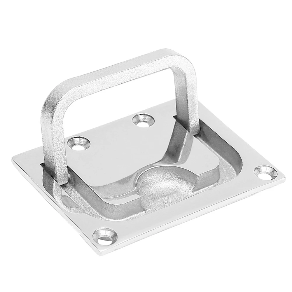 

Marine Vehicle Floor Handle Pull Cover Cabin Yacht Buckle Ring Cover Deck Buckle Boat Yacht Hardware