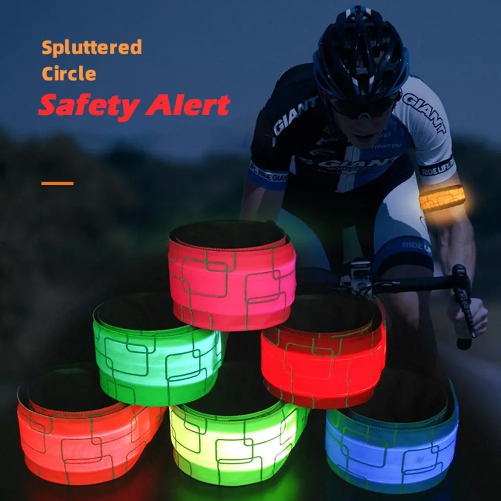 

Sports Bicycle Light Arm Leg Band Cycling Bike LED Light Cheer Props Rechargeable Safety Belt Night Running Armband