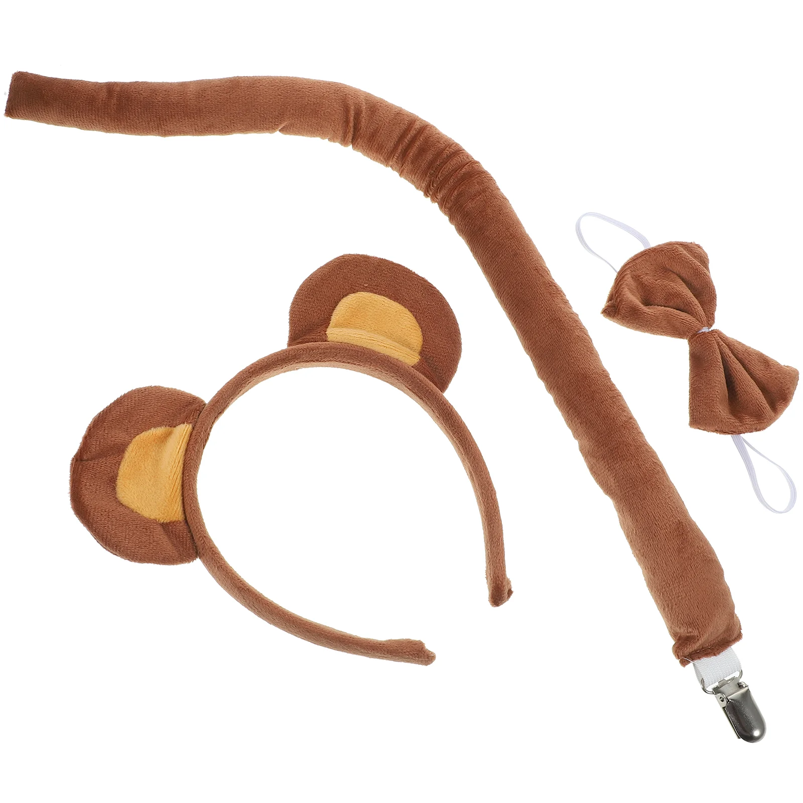 

Cosplay Bear Costume Clothes Kids Headband Dress Hair Ties Accessories Bow Animal