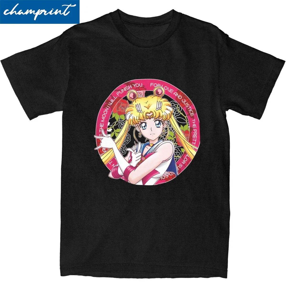 Футболка с круглым вырезом для мужчин и женщин из натурального хлопка