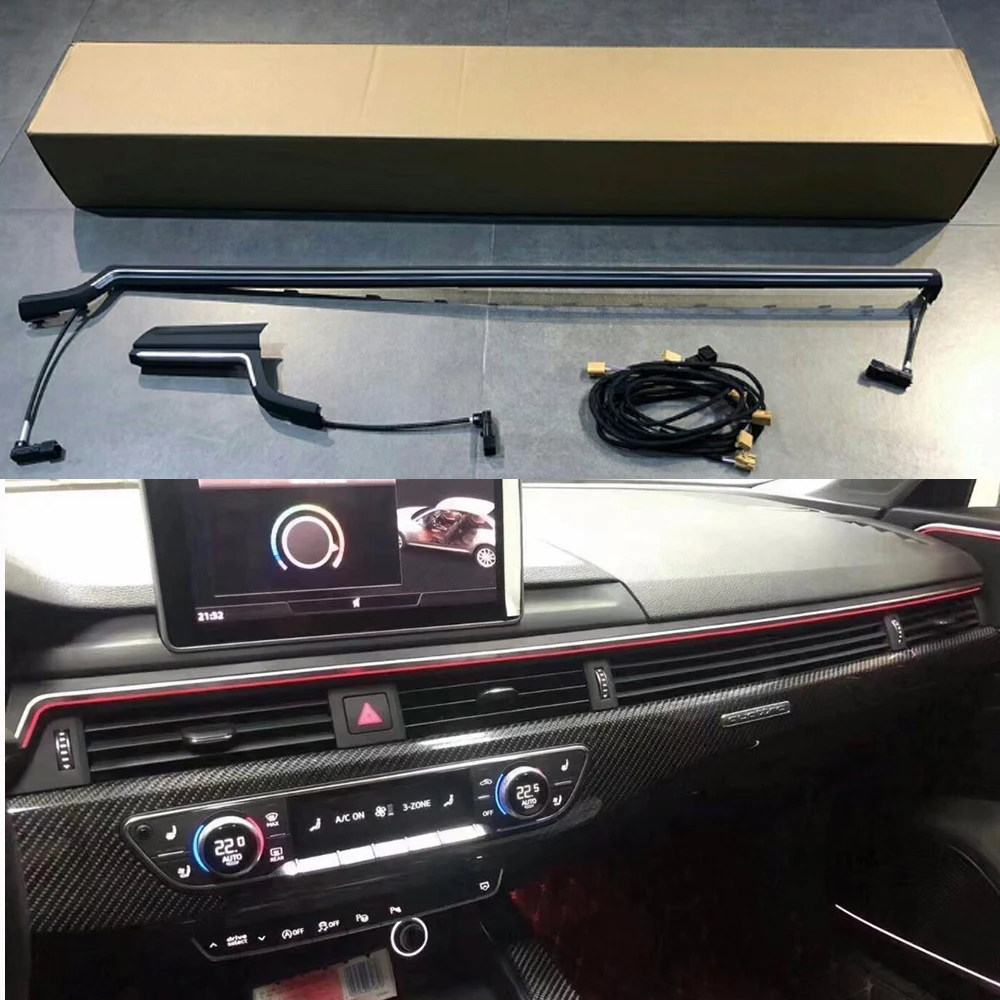 

Best Popular For Audi A4 S4 A5 S5 B9 Dashboard Ambient Light Dashboard LED Bar Strip Light Saddle Light