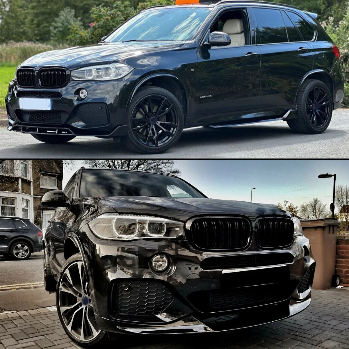 Magickit для BMW X5 F15 2014-2018 xDrive35d 35i 50i M Sport, накладка на передний бампер под противотуманную фару, 51118064635, 51118064636 (art.: 3920dbcefba50) - 3920dbcefba50