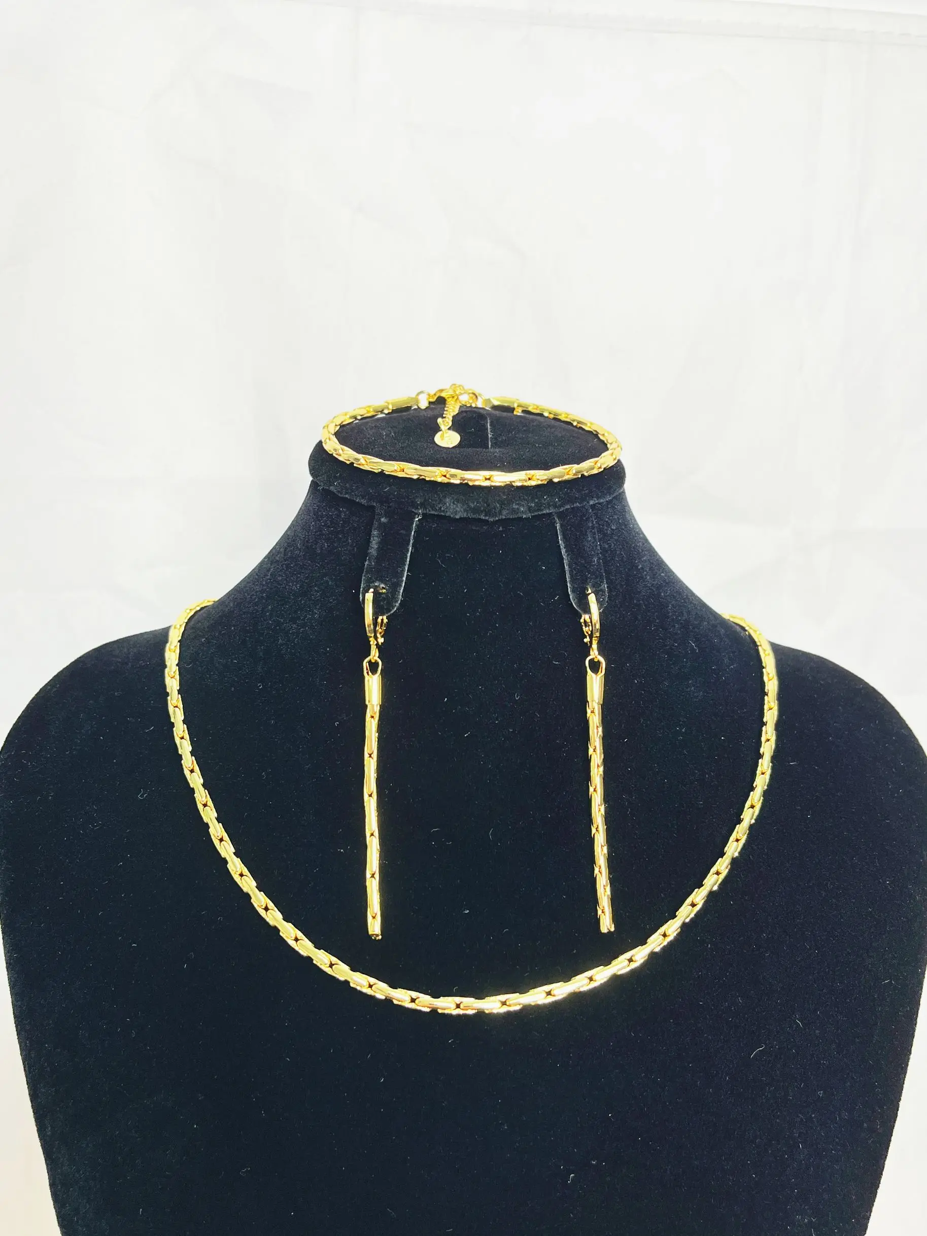 

Dubai Jewelry Set Women Wear Party Wedding Anniversary Fashionable Gold Plating Luxurious And Elegant