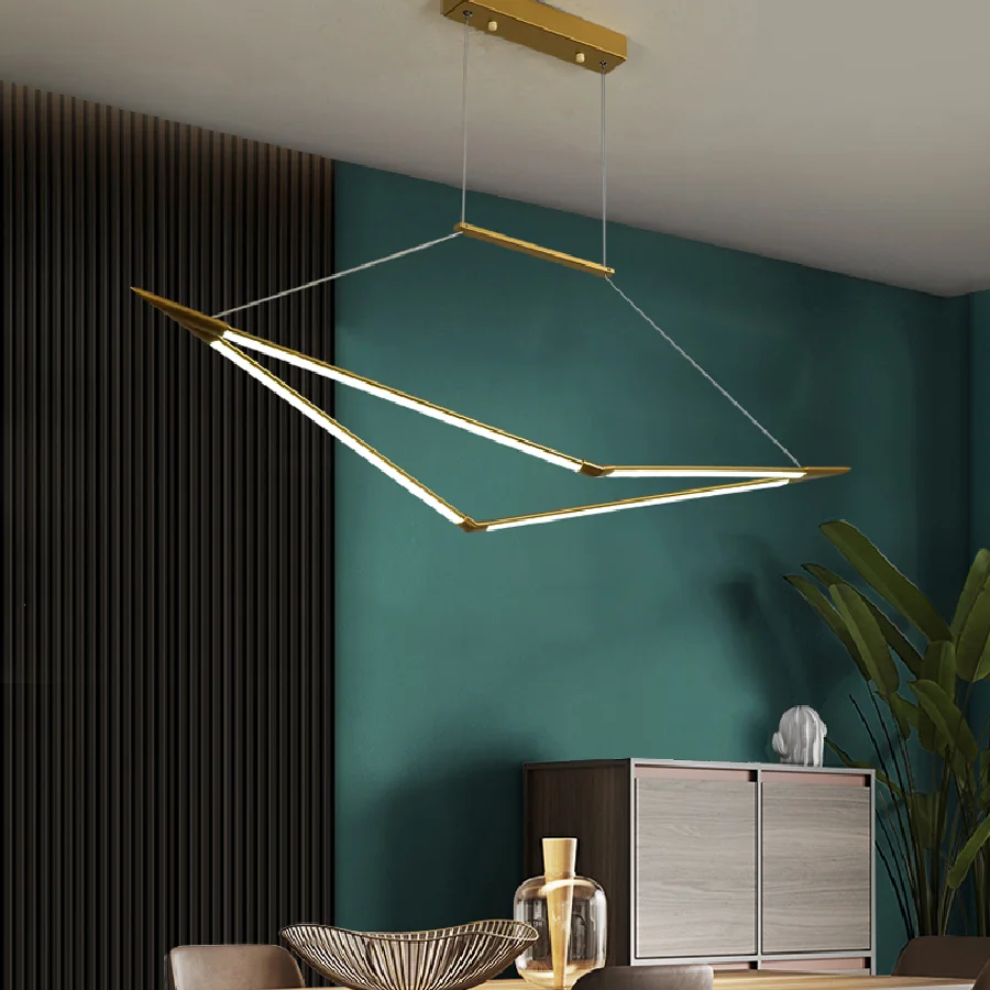 

RC+DImmable NEW Ideal Modern Led Pendant Lights For Living Room Dining Room Kitchen Black or White Finish Home Pendant Lamp