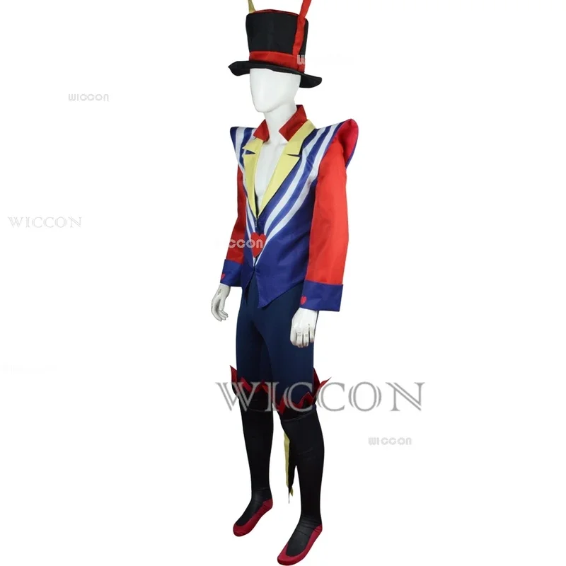 Asmodeus Ozzie Косплей Костюм Helluva король вожделения босс Хэллоуин необычный