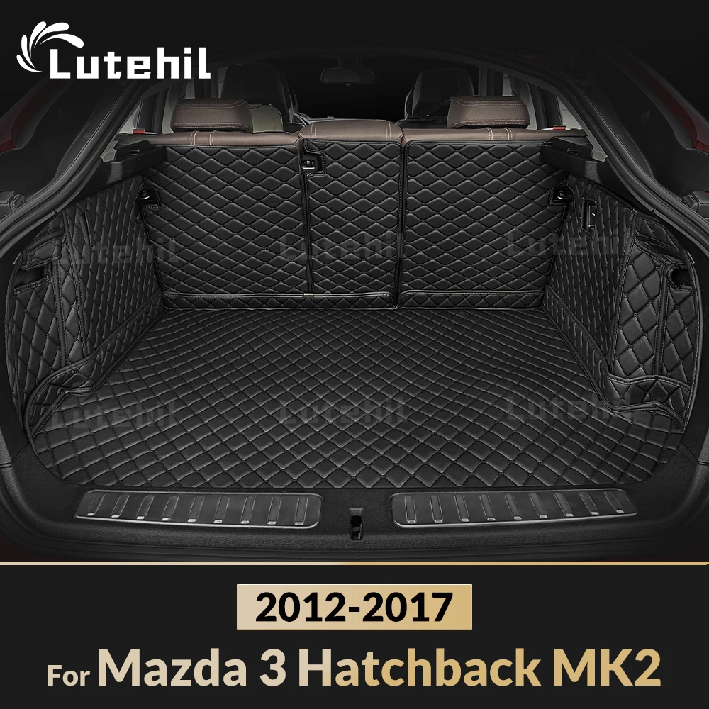 Для Mazda 3 Hatchback MK2 2012-2017 16 15 14 13 Автоматический коврик для багажника с полным