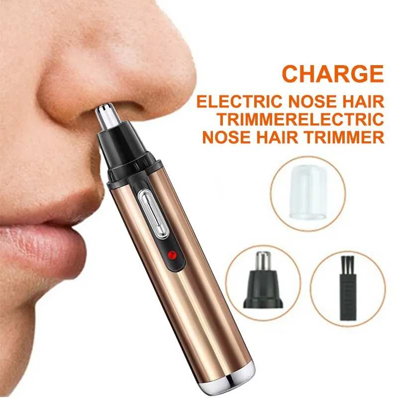 Electric Eyebrow Nose Hair Trimmer Machine Men Nose Hair Shaver Shaving Cutter Tool Portable Automatic Nose and Ear Trimmer