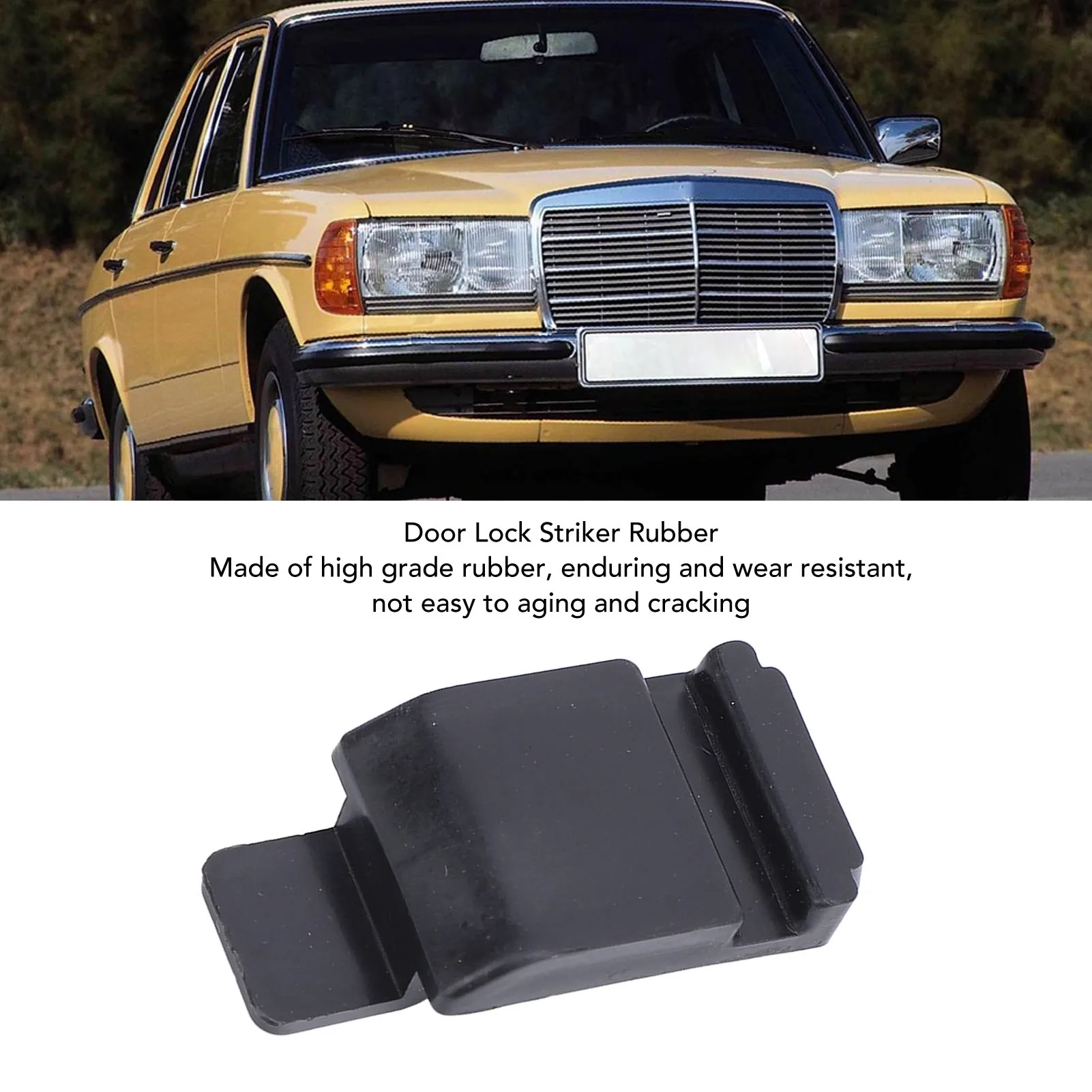 

4 шт. дверной замок, набор резиновых фиксаторов, устойчивый к истиранию шумоподавляющий дверной замок, комплект для Mercedes-Benz W123 W126