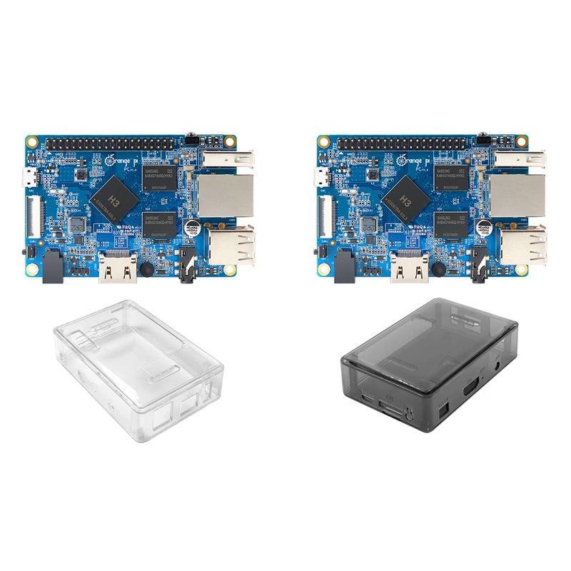 

Производитель с открытым исходным кодом H3 1 Гб ARM Cortex-A7 четырехъядерная макетная плата для Orange Pi PC макетная плата с чехлом