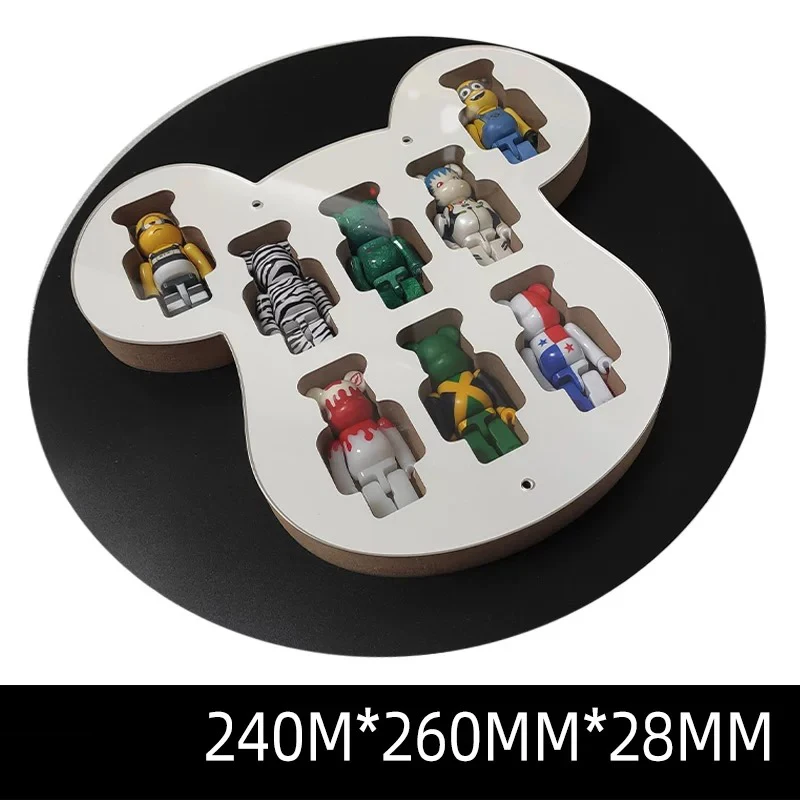 100% деревянная доска с изображением медведя из кирпича декоративная для хранения