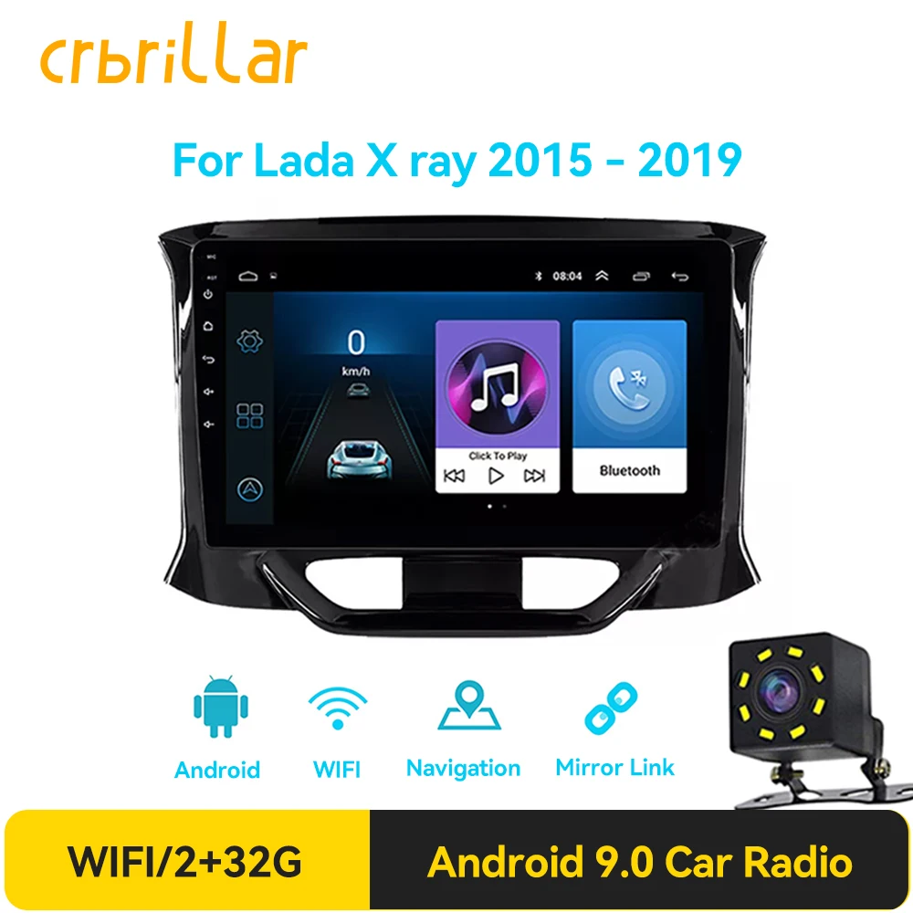 

Автомобильный радиоприемник Android10.0 для LADA X Ray Xray 2015-2019, мультимедийный плеер 2 Din с навигацией, GPS, Авторадио для Carplay, стерео, DVD, Wi-Fi