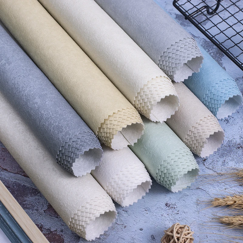 

Contemporary and contracted northern plain diatom ooze seamless wall cloth pure color background sitting room bedroom wall lig