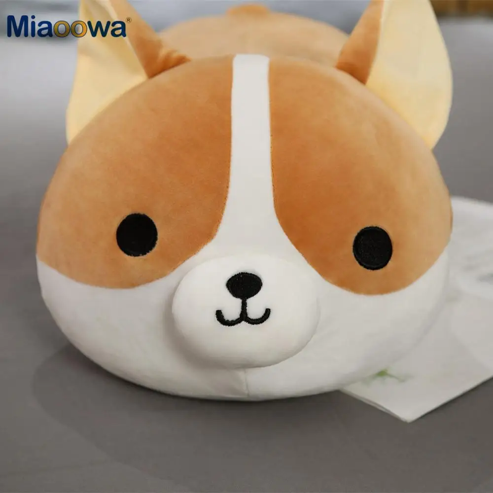 40-80cm Giant Size Cute Corgi Dog Plush Toys Stuffed Animal Puppy Pillow Soft Lovely Doll Kawaii Christmas Gift for Kids |