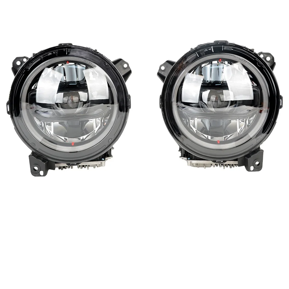 

LED Headlight Black Inner Cover Fit For Jeep Wrangler JL Right Driving Headlight For Jeep Wrangle Accessories