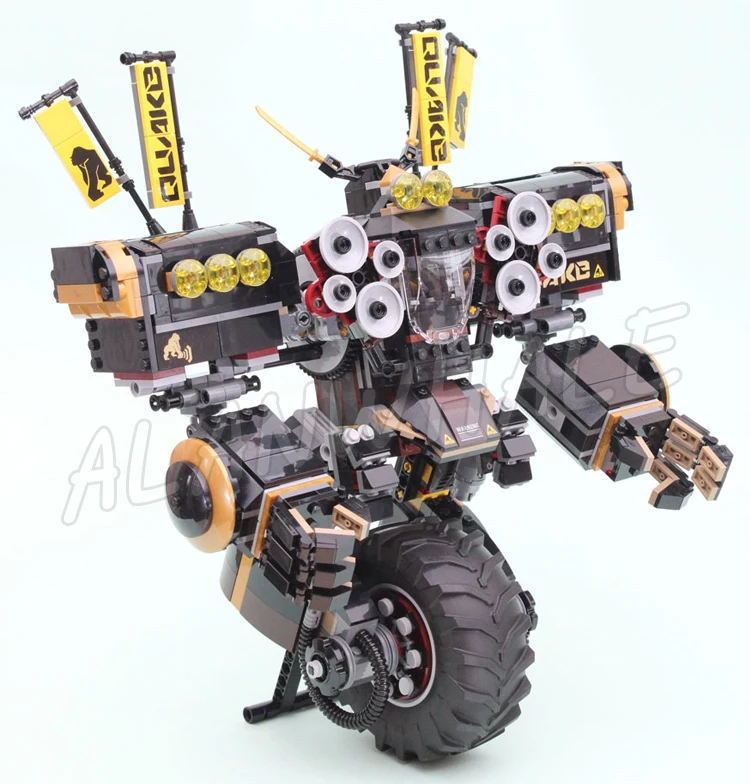 1232 шт. Shinobi Cole's Uni-wheel Quake Mech плечевые громкоговорители Soundwave 10800 строительные