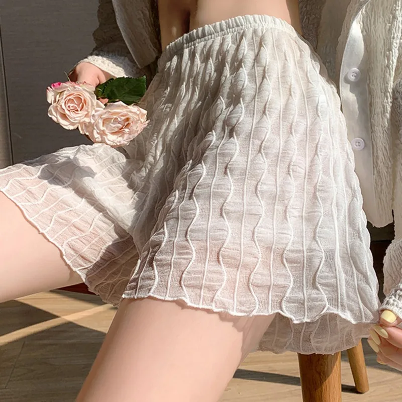 

Women Safety Short Pants Japanese JK Lace Panties Casual Underwear Summer Shorts Home Outdoor Party Dress Underpants Accessories