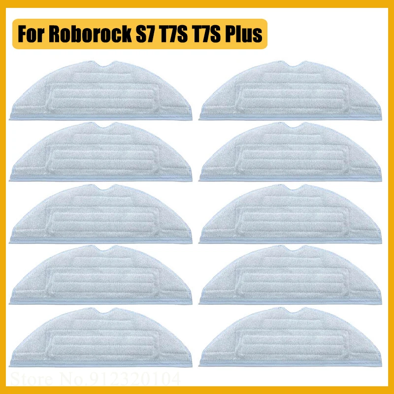 

For Xiaomi Roborock S7 S70 T7S T7S Plus Robotic Vacuum Cleaner Washable Mop Cloth Rag Kits Spare Parts Accessories Replacement