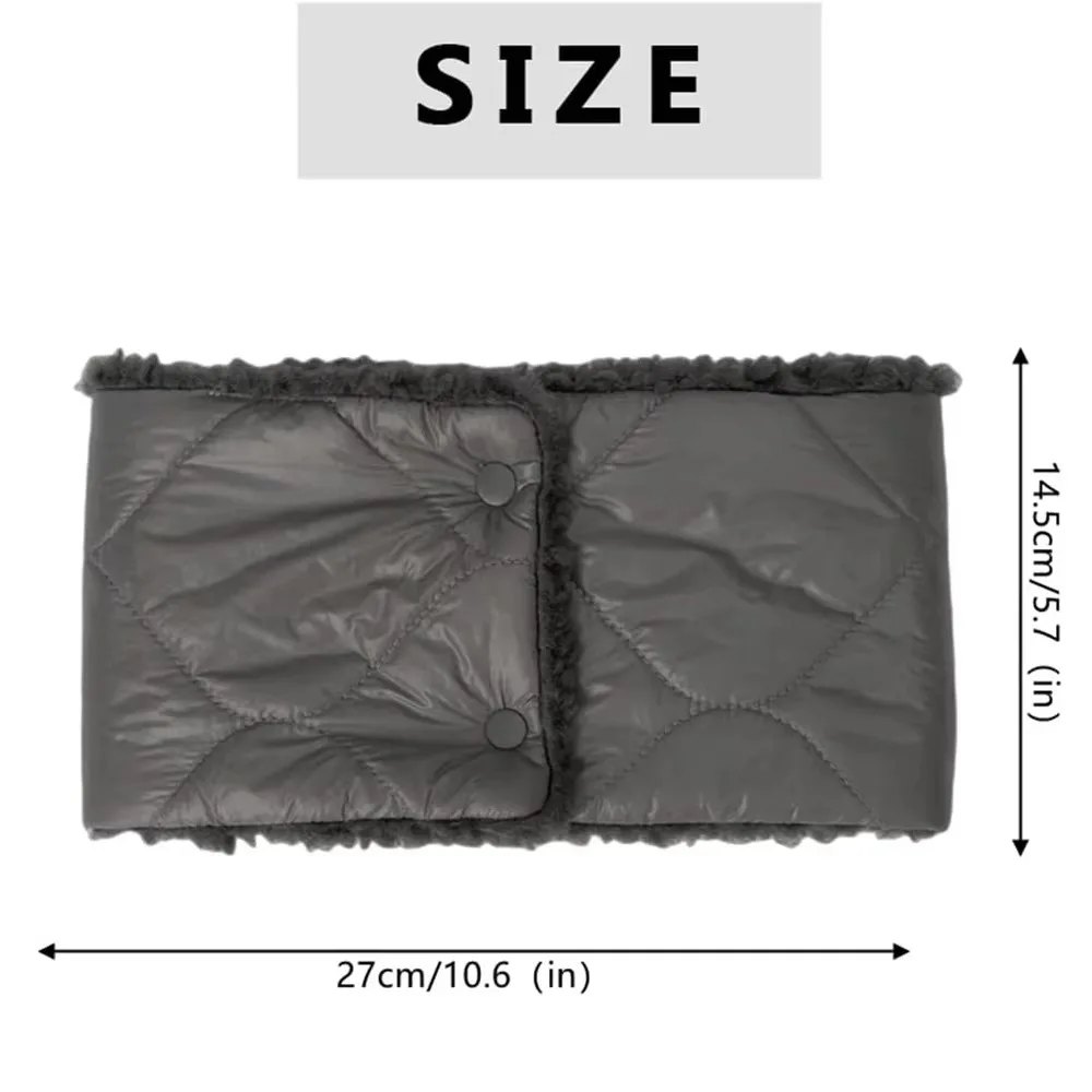 Новый нагрудник с застежкой-кнопкой теплый для шеи толстые зимние шарфы теплая