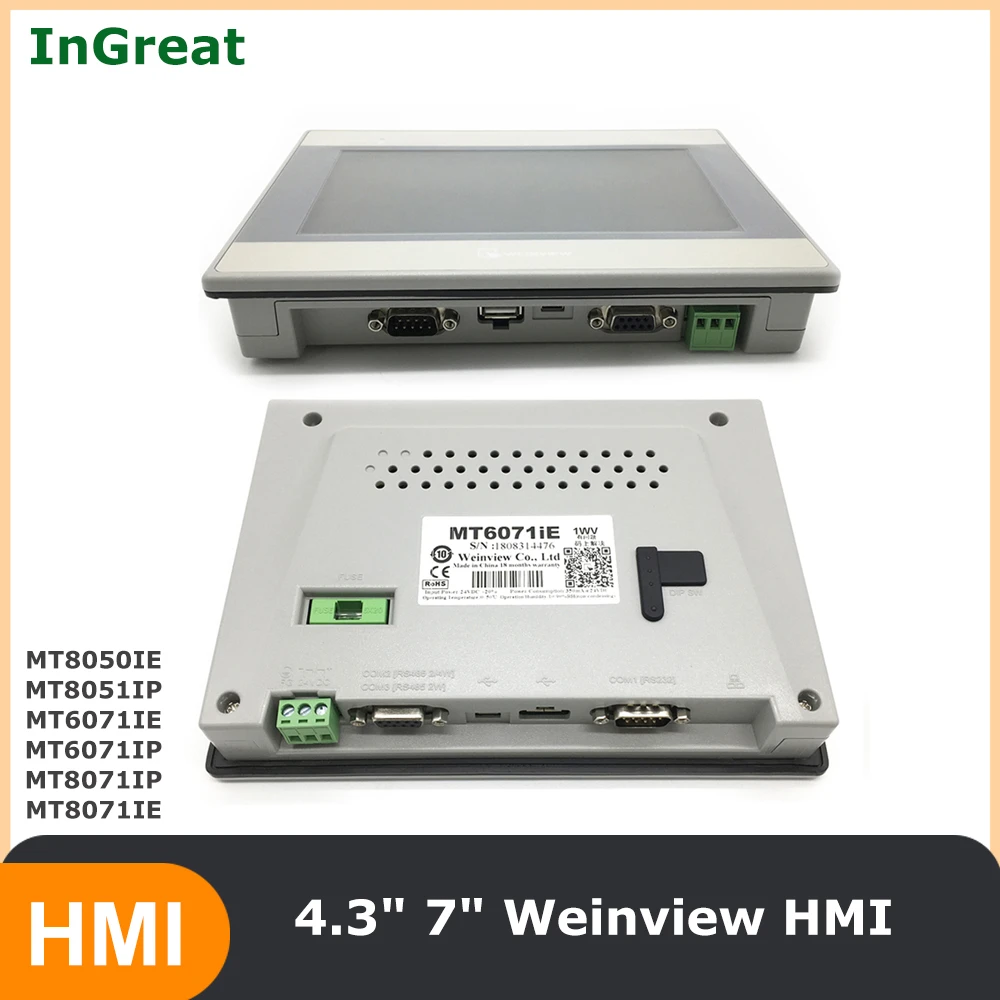 Weinview HMI Ethernet 4.3