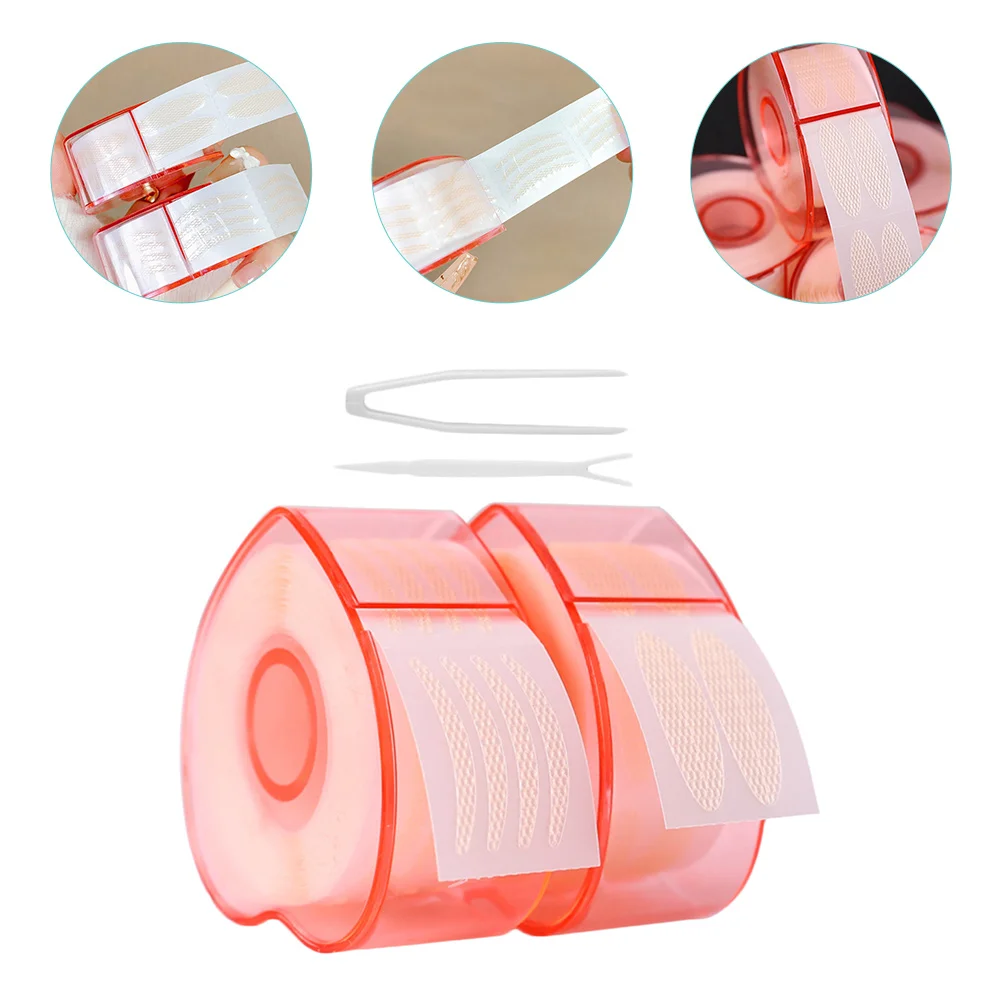 

2 Roll Invisible Eyelid Tape Stickers Eyelid Lift Strip Double Eyelid Stickers