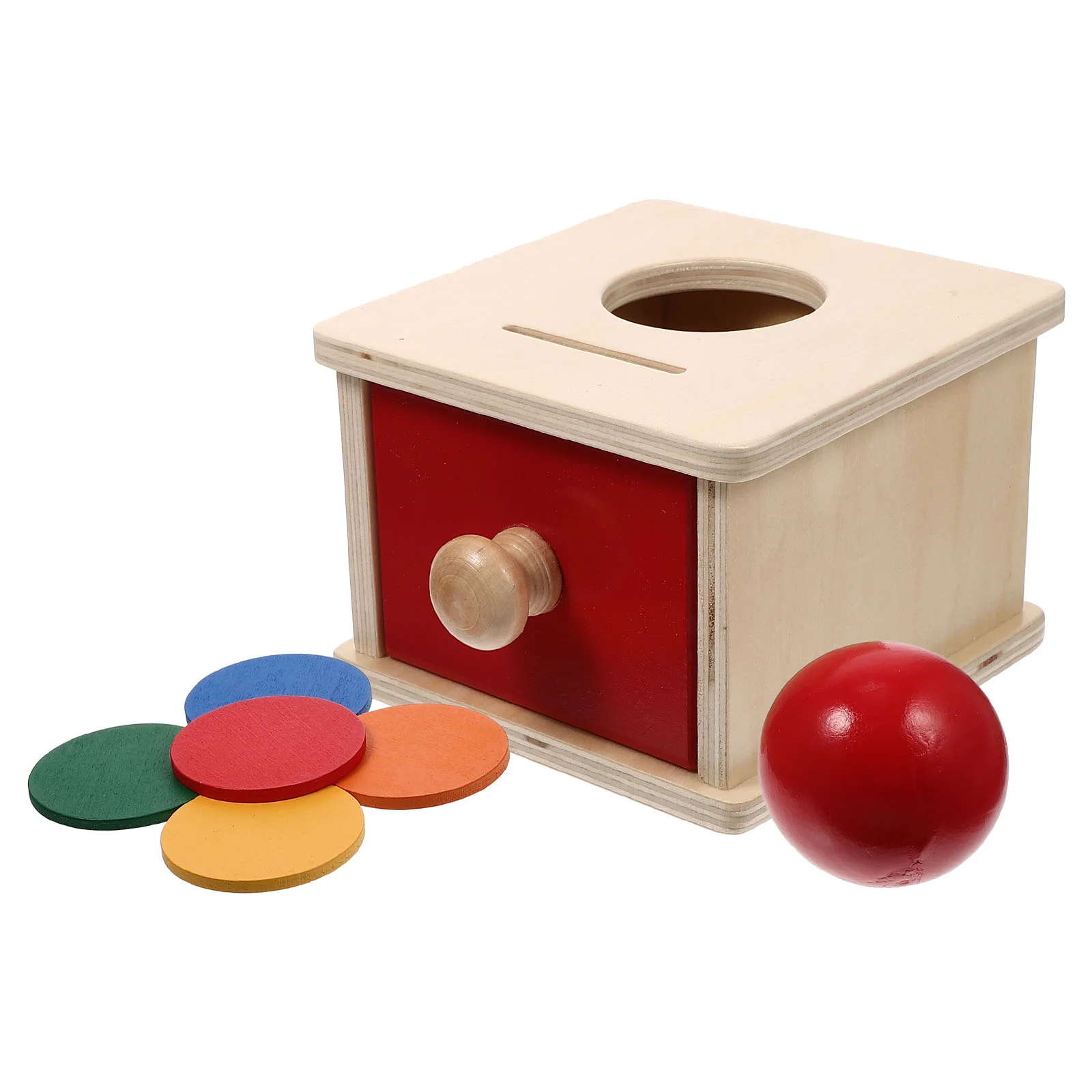 

Монтессори обучающая монета головоломка игрушки Детская игра детская развивающая Коробка сенсорная деревянная детская хватка малыш