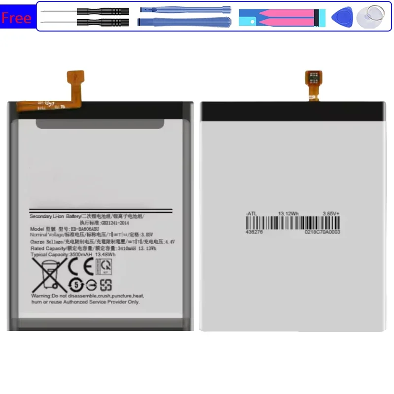 Аккумулятор мобильного телефона для Samsung Galaxy A60 SM-A606F/DS SM-A6060 SM-A606F EB-BA606ABU 3500 мАч