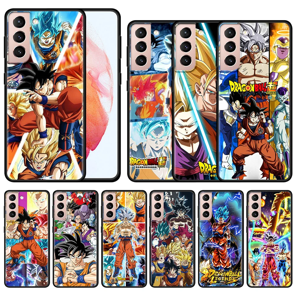 

Case For Samsung Galaxy S22 S21 S20 Ultra FE S22 S21 S20 S10 S9 S8 Plus S10e Note 20Ultra 10 Plus Dragon Ball Comics Son Goku