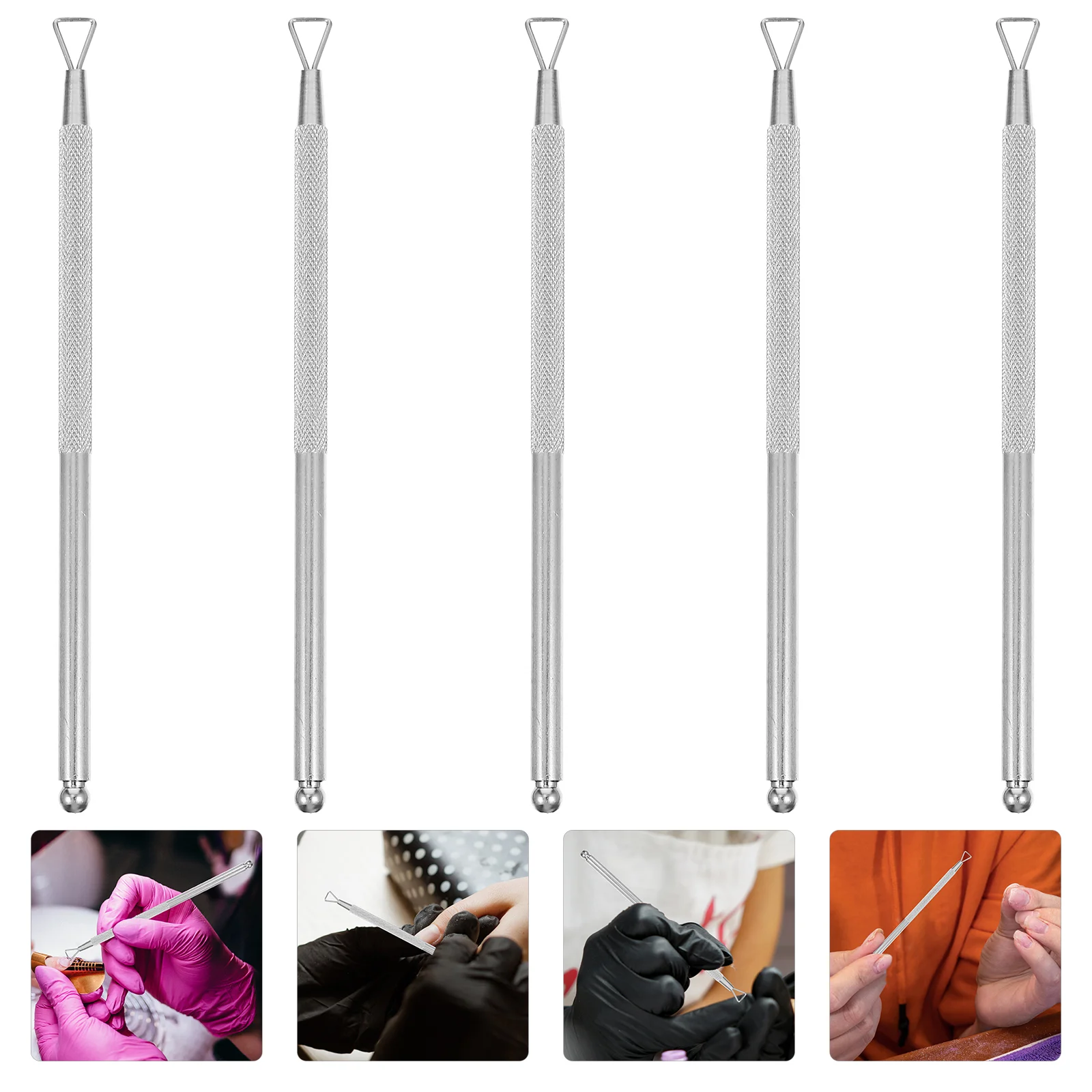 

Nail Cuticle Remover Pusher Tool Polish Manicure Scraper Peeler Scratch Stainless Off Steel Tickets Lottery Practical Pedicure