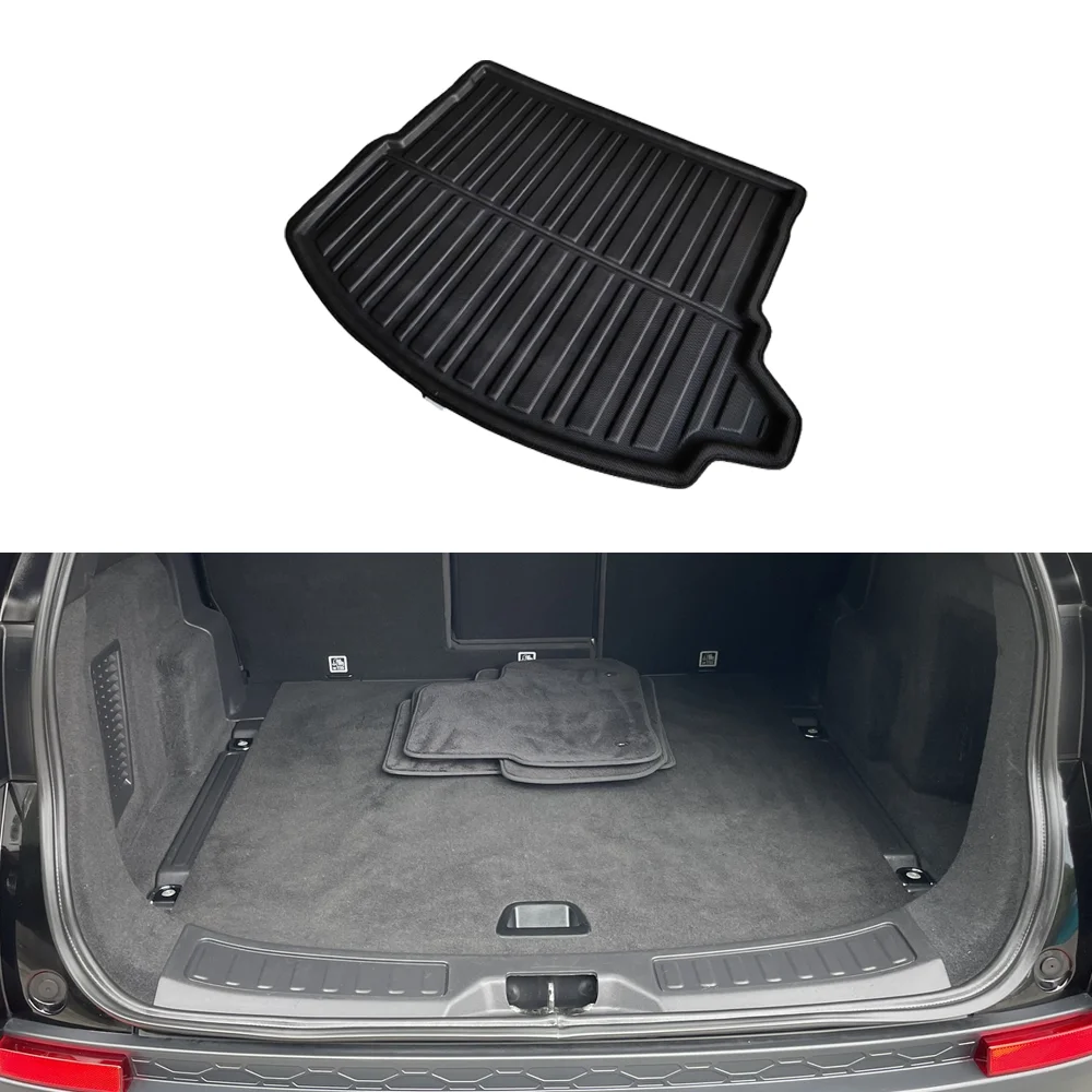 

Коврик в багажник автомобиля для Land Rover Discovery Sport L550 2014 ~ 2025, 2015 2016 2017 2018 2019 2020 2021 2022 2023 2024 водонепроницаемый противоскользящий внутренний коврик, коврик для багажника, аксессуары