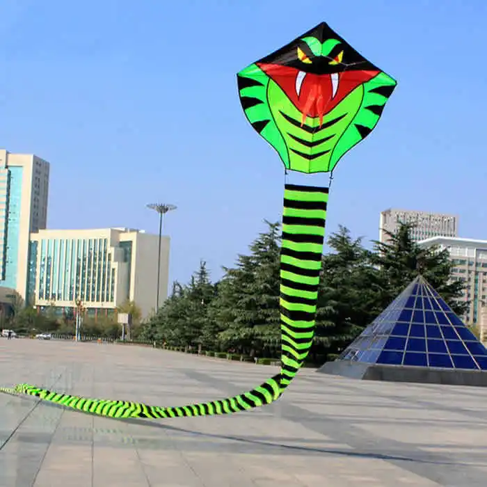 

NEW large snake kite cobra kite with handle line outdoor toys for adult bird eagle kite animal weifang kite factory