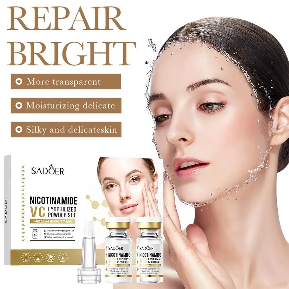 

Face Serum Freeze-Dried Set Niacinamide Whitening Shrink Pores Hydrating Brighten Skin Care Anti-Aging Anti Wrinkle