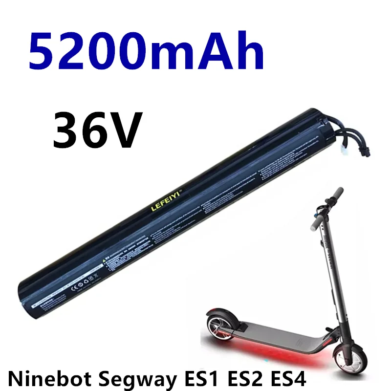 

Оригинальный заводской роликовый аккумулятор Ninebot Segway 36 В 5200 мАч роликовый замок с реальной емкостью для Ninebot Segway ES1 ES2 ES4 series