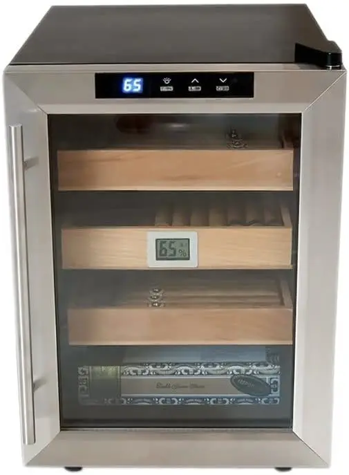 

Group Clevelander Thermoelectric Cooler Humidor - Up to 250 Capacity - Color Black w/Stainless Steel Door