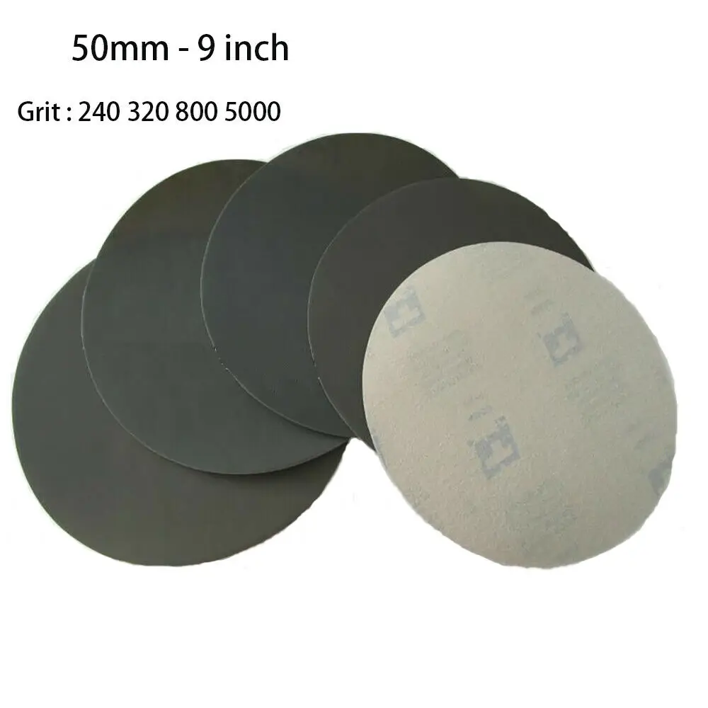 

9 Inch 225mm Wet Dry Sanding Discs Orbital Sander Pads 240 320 800 5000 Grit Hook&Loop