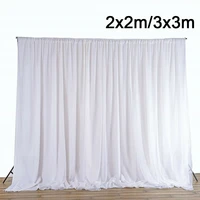 ins wind wedding background gauze curtain white simple birthday party festival diy silk background decoration hanging curtain