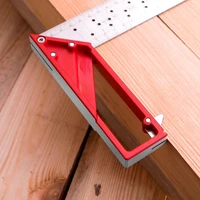 woodworking multifunction stainless steel metal square angle marking right ruler for joiner carpenter tools 25cm