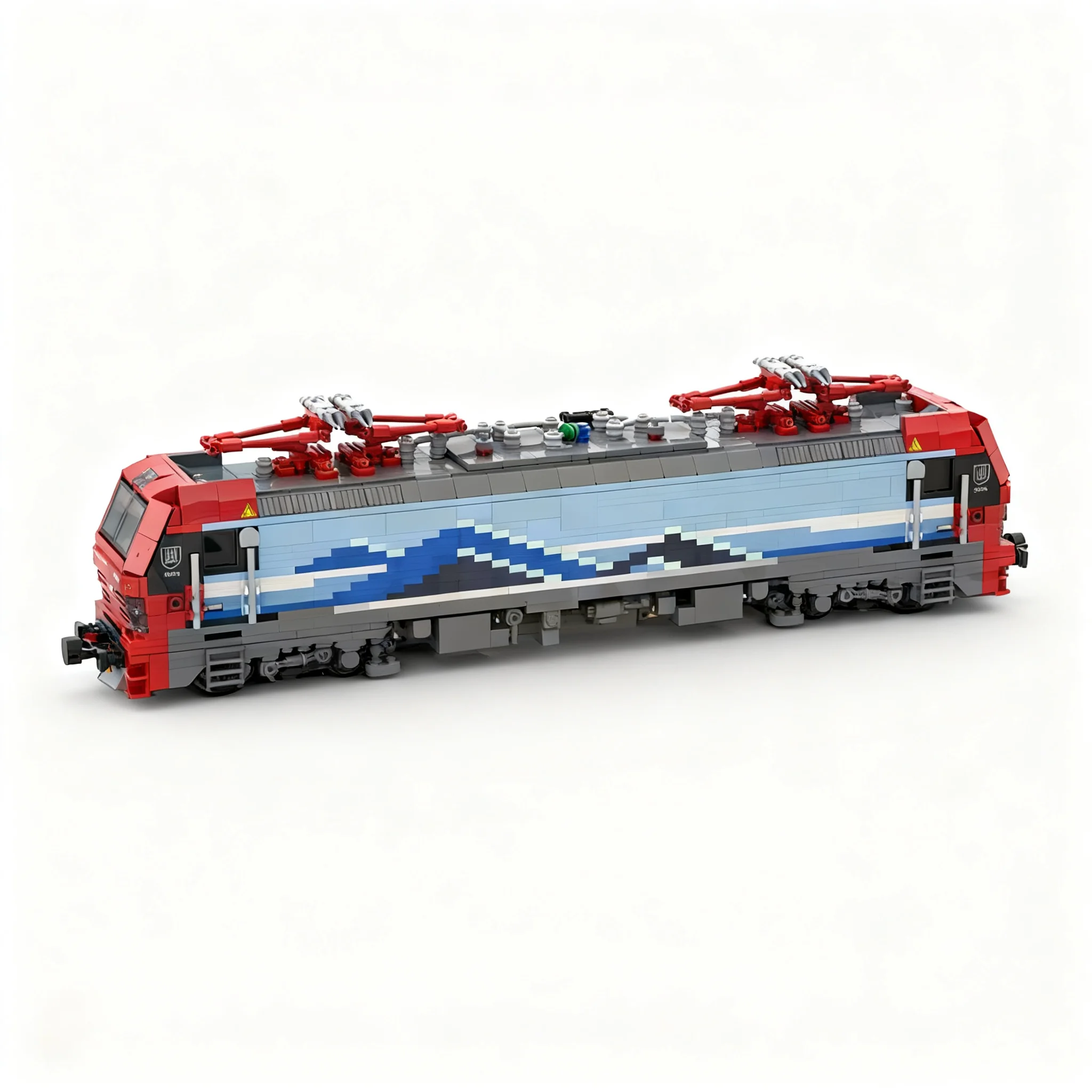 Фото 1546 деталей MOC Электровоз BR193 Vectron SBB, модель-конструктор, развивающие игрушки, рождественский подарок, обучающие кирпичики для детей №3