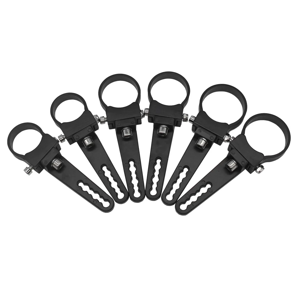 

2Pcs Black Aluminum Tube Bull Bar Roll Bar Mount Bracket Clamps for Off Road SUV ATV Tractor LED Light Bar Tube Brackets