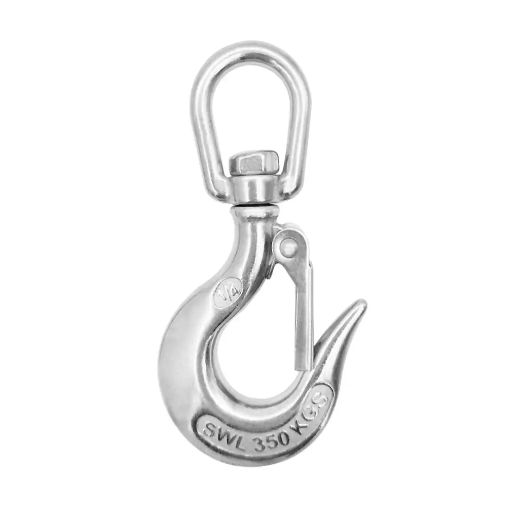 

2x 304 Stainless Steel Lobster Clasps Swivel Snap Hook for Boat Sailings Yacht
