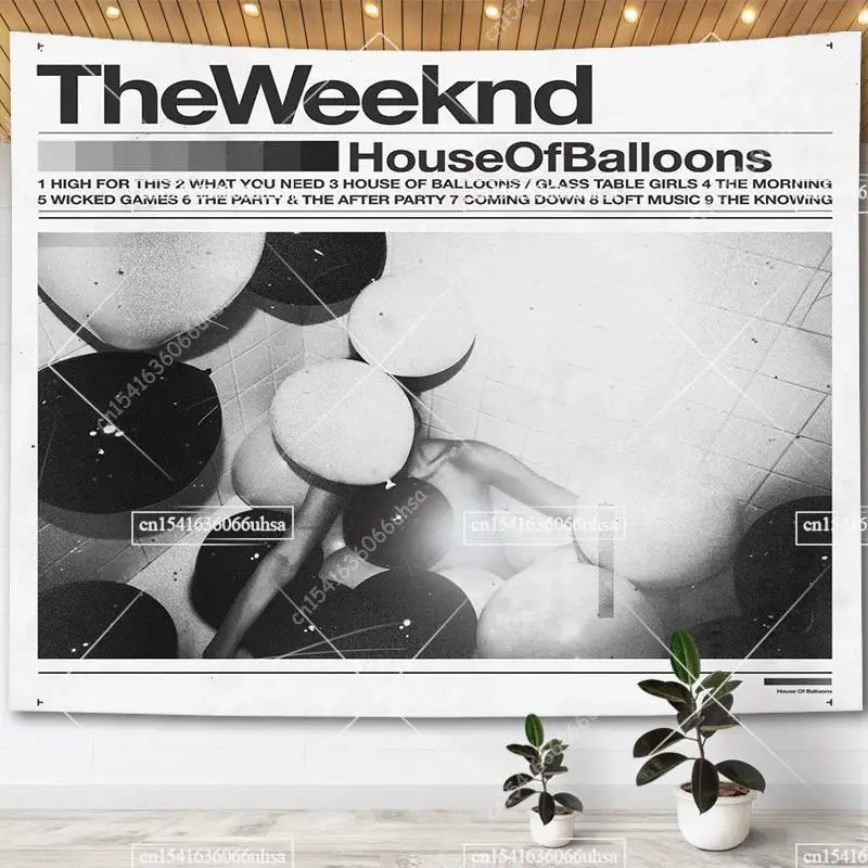

Гобелен The Weeknd House of Balloons FFO 100% полиэстер