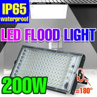 200w led floodlight waterproof spotlights garden lights for outdoor led reflector street lamp 220v exterior lighting wall lamp