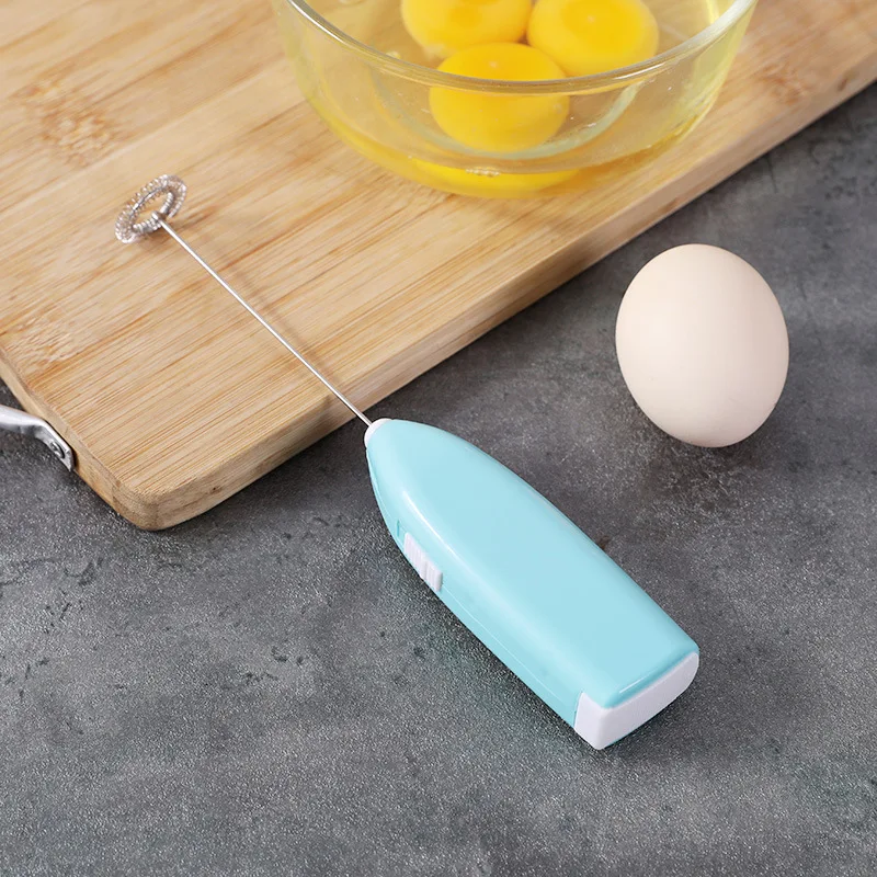 

Fashion Milk Drink Coffee Whisk Mixer Electric Egg Beater Frother Foamer Mini Handle Stirrer Practical Kitchen Cooking