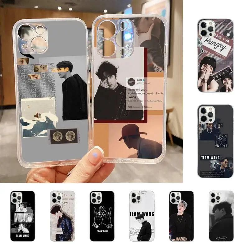 

Team Wang Jackson GOT7 Phone Case For Iphone 7 8 Plus X Xr Xs 11 12 13 Se2020 Mini Mobile Iphones 14 Pro Max Case