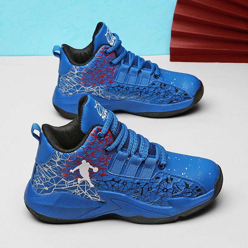 Children's Brand Basketball Shoes Child Basket Boys Sport Shoes Outdoor Trainer Basket Girls Non-slip Running Sneakers for Kids