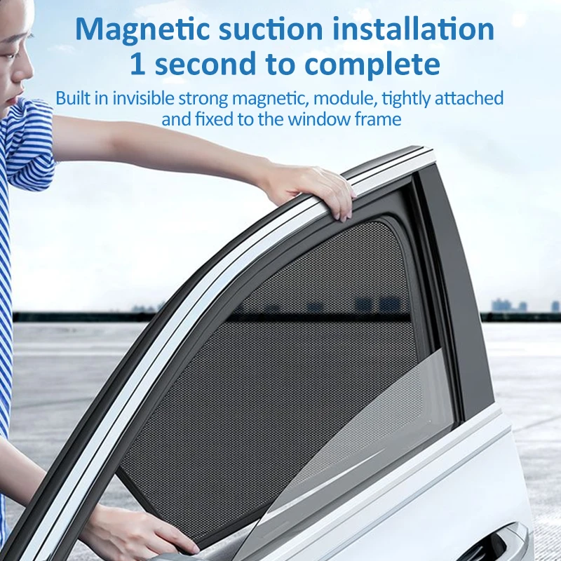 Магнитный солнцезащитный козырек для Dongfeng Nammi 01 Box 2024 ~ 2026 Innoson IVM EX02 от солнца на