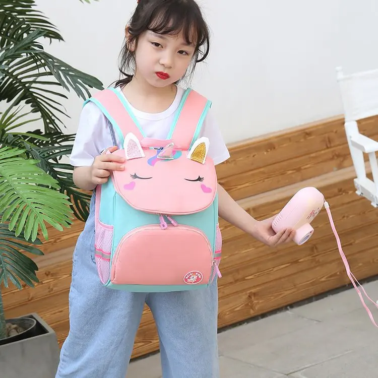 Anti Lost Children Unicorn Dinosaur Bag Cartoon Fashion Kids Cute Backpack In Kindergarten Boy Girl 2-6-year-old Bag Sac Licorne