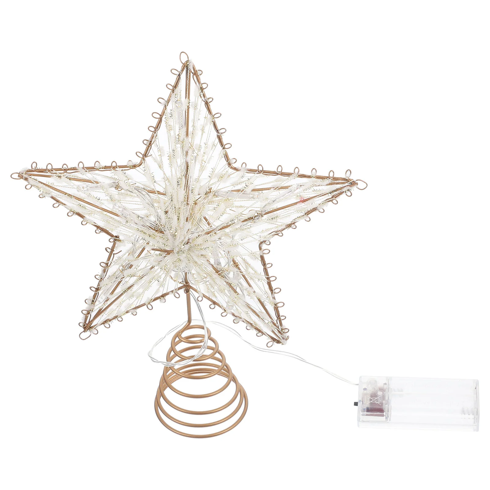 

1pc Christmas Tree Star Topper 3D Decoration Lighted Xmas Treetop Christmas Events Family Parties DIY Decorations Decor