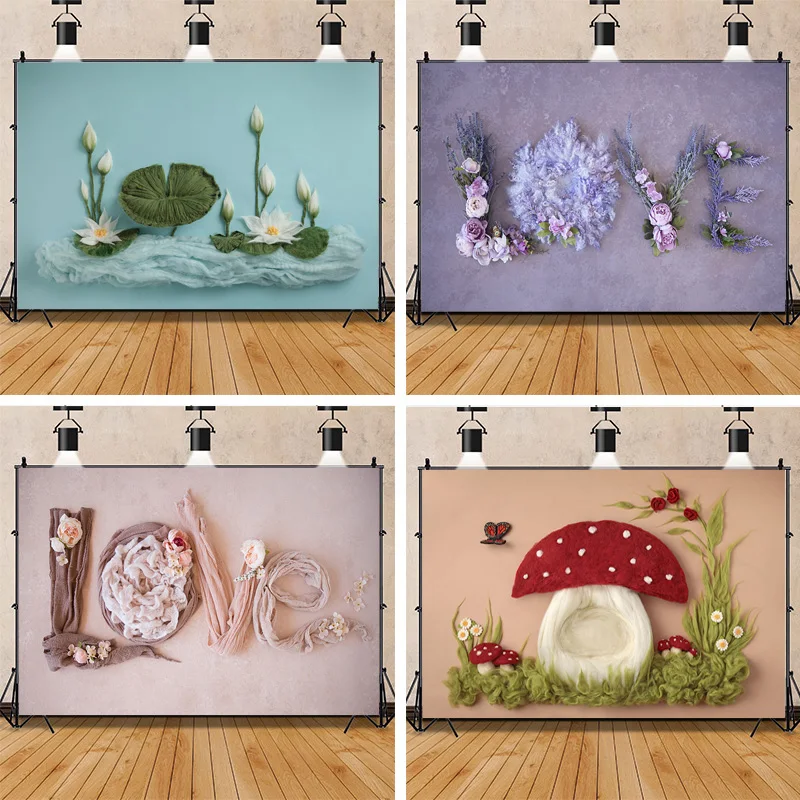 Фон для портретной фотосъемки с изображением качели