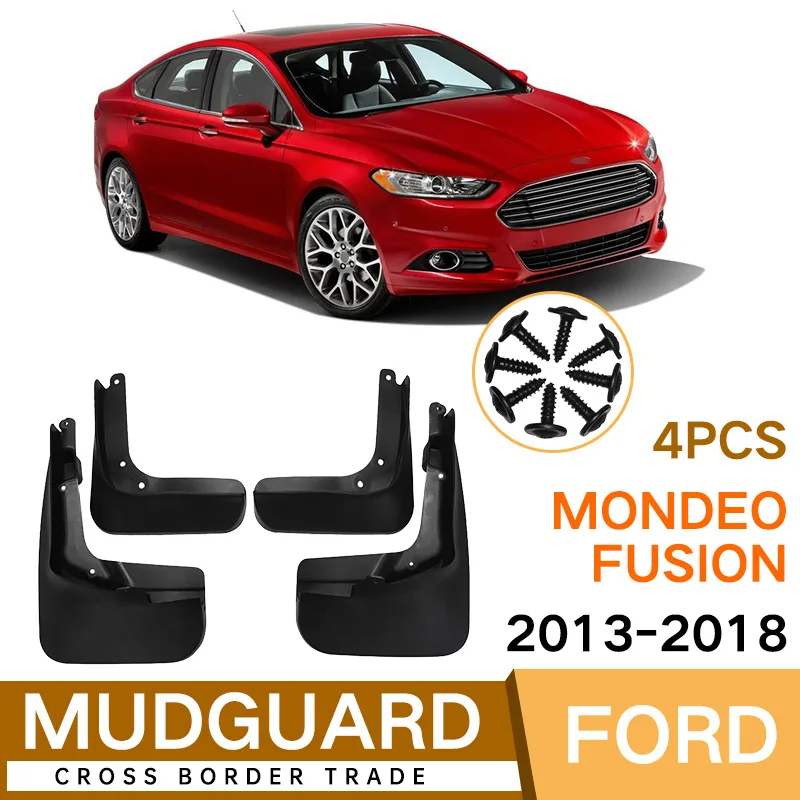 

MudFlaps FOR FORD Mondeo Fusion 2013-2018 CAR mudguard auto SplashGuards Fender Set Parts FrontRear Automotive Accessories