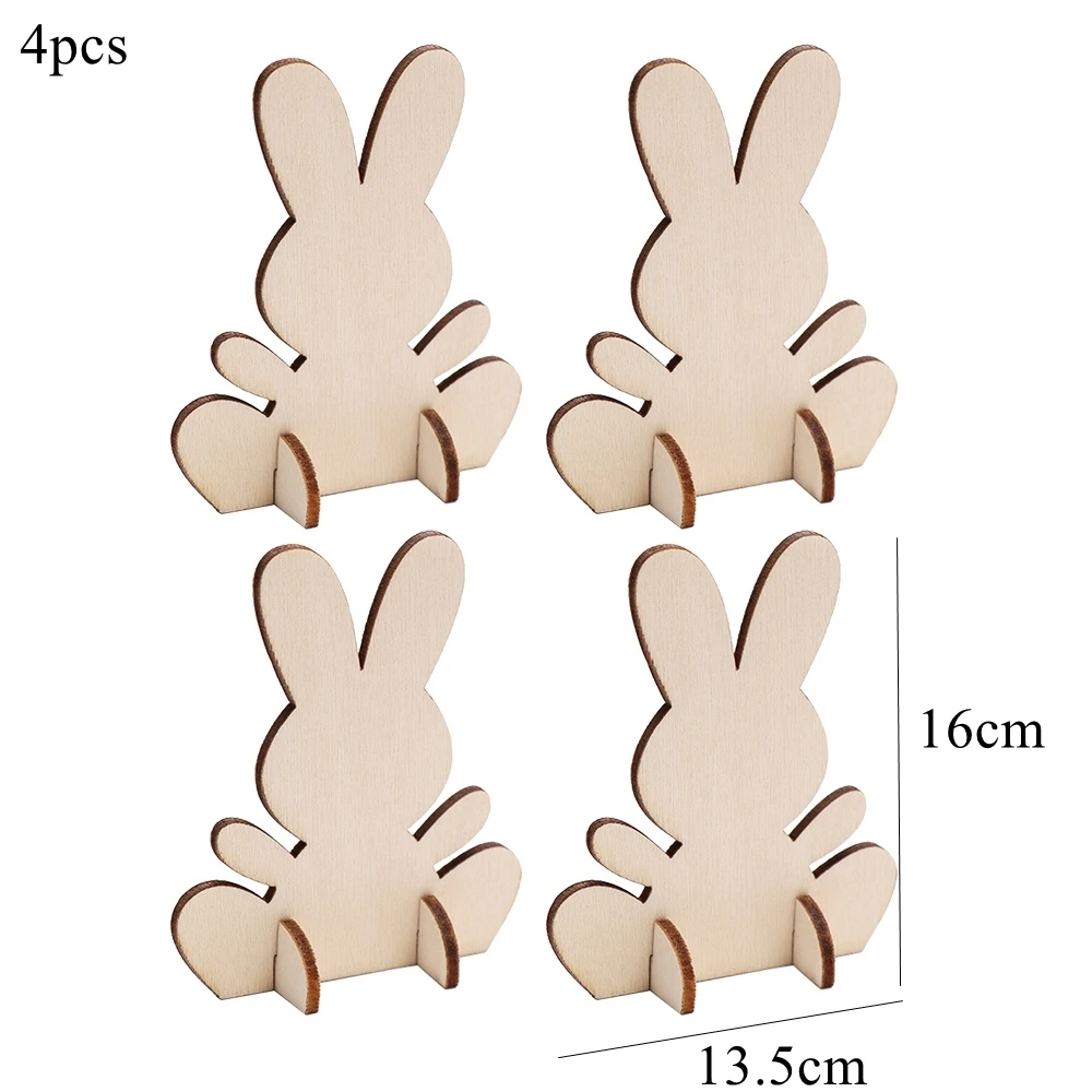 

Деревянные пасхальные кролики Partism, набор из 4 штук
